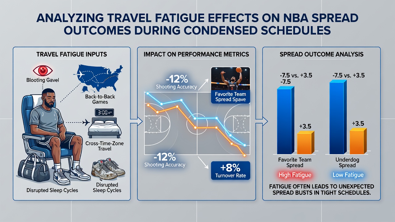 Coaches reviewing travel logs and performance metrics to assess fatigue impacts ahead of upcoming condensed schedule games