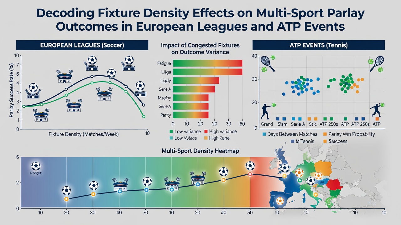 Chart displaying performance metrics under high fixture density for football clubs and tennis players